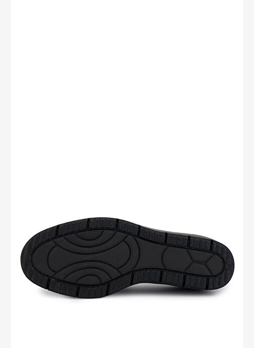 Tamer Tanca Kadın Hakiki Deri Siyah Floter Casual Ayakkabı - Görsel 5