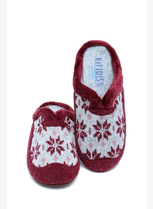 115450 Kifidis Home Kadın Desenli Ev Terliği 36-41 - Görsel 3