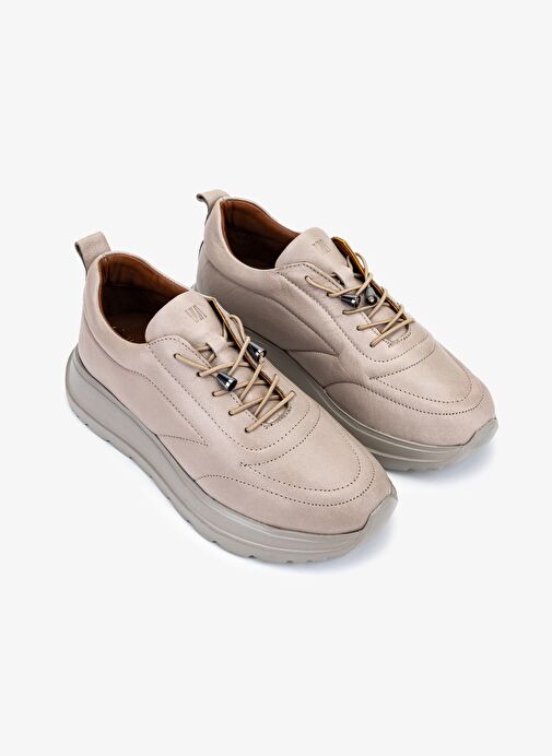 Valmenti Kadın Hakiki Deri Vizon Sneakers & Spor Ayakkabı - Görsel 3