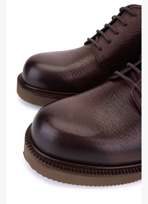 Tamer Tanca Erkek Kahverengi Klasik Bot - Görsel 4