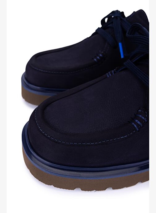 Tamer Tanca Erkek Lacivert Loafer Ayakkabı - Görsel 4