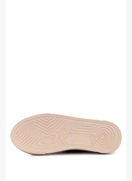 Tamer Tanca Kadın Hakiki Deri Koyu Gri Sneakers & Spor Ayakkabı - Görsel 5