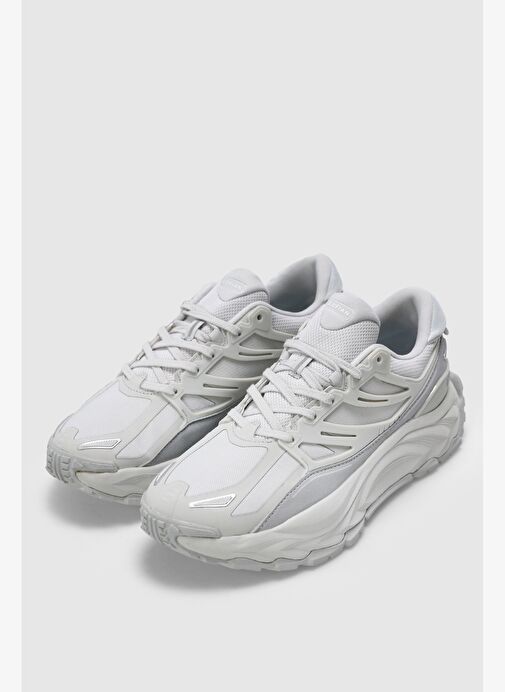 Edwın Erkek Deri Sneaker Ayakkabı Gri - Görsel 5