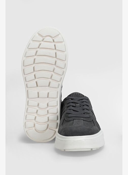 Jaques Erkek Deri Sneaker Ayakkabı Koyu Gri - Görsel 6