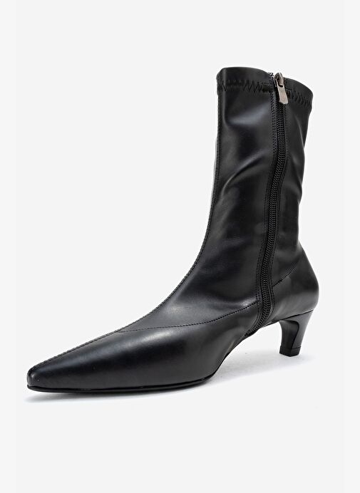 Luvi Shoes Luvi Shoes ALORA Siyah Streç Kadın Kısa Topuklu Bot Boyner'de! Siyah - 5. görsel