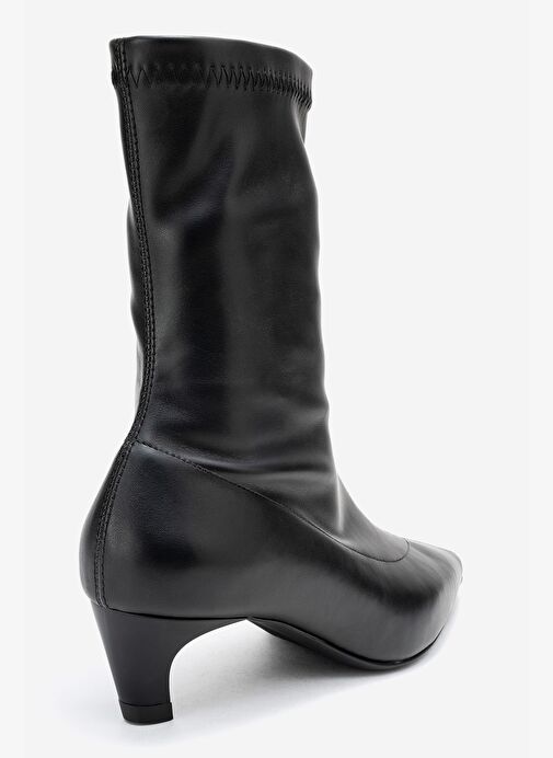 Luvi Shoes Luvi Shoes ALORA Siyah Streç Kadın Kısa Topuklu Bot Boyner'de! Siyah - 6. görsel