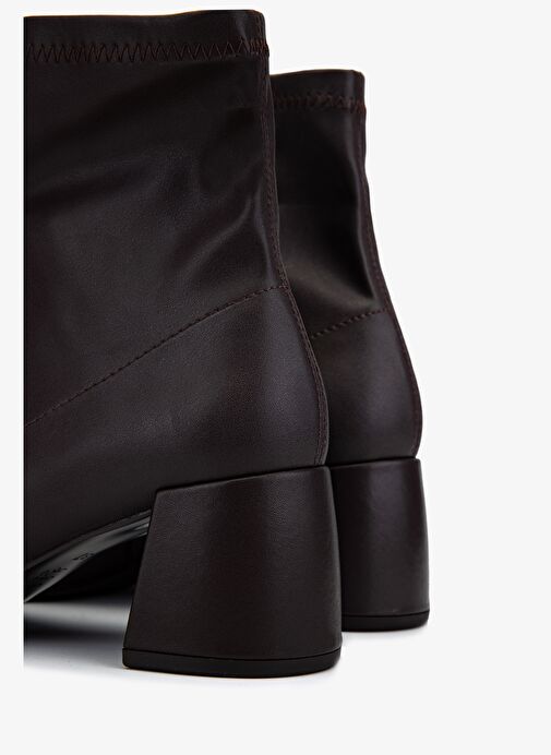 Valmenti Kadın Deri & Suni Kahverengi Topuklu Bot - Görsel 5