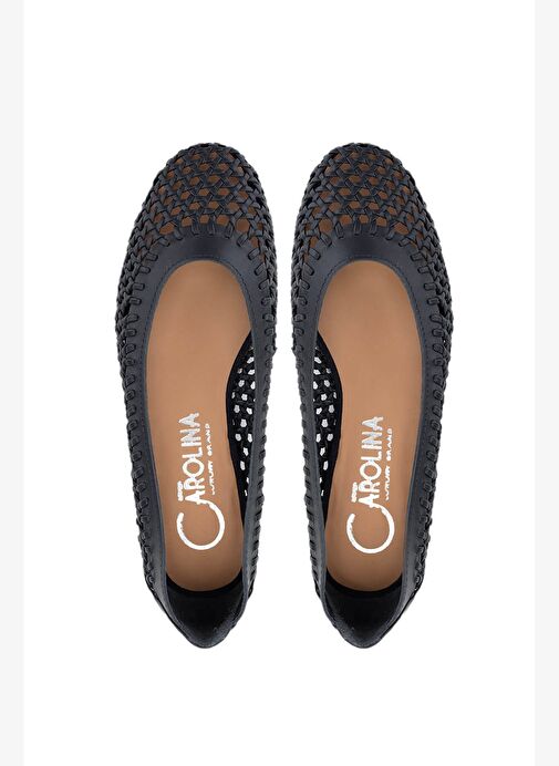 Donna Carolina Kadın Hakiki Deri Lacivert Babet Ayakkabı - Görsel 6