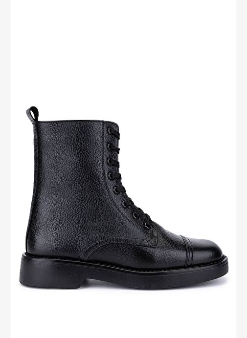 Tamer Tanca Kadın Siyah Floter Casual Bot - Görsel 2