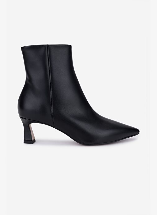 Valmenti Kadın Hakiki Deri Siyah Topuklu Bot - Görsel 2
