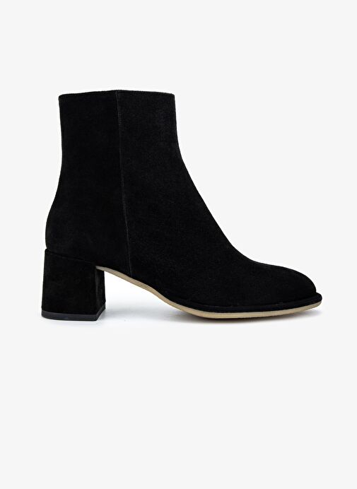 Valmenti Kadın Hakiki Deri Siyah Topuklu Bot - Görsel 2