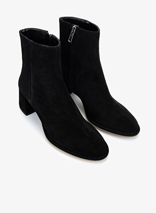 Valmenti Kadın Hakiki Deri Siyah Topuklu Bot - Görsel 3