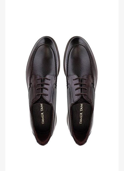 Tamer Tanca Erkek Hakiki Deri Kahverengi Casual Ayakkabı - Görsel 6