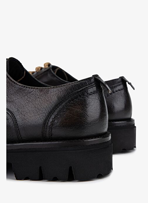 Valmenti Erkek Hakiki Deri Kahverengi Casual Ayakkabı - Görsel 6