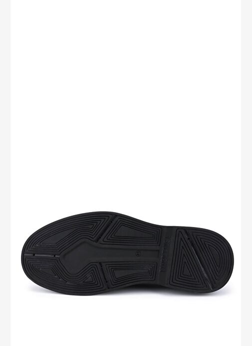 Tamer Tanca Erkek Hakiki Deri Siyah Süet Casual Ayakkabı - Görsel 4