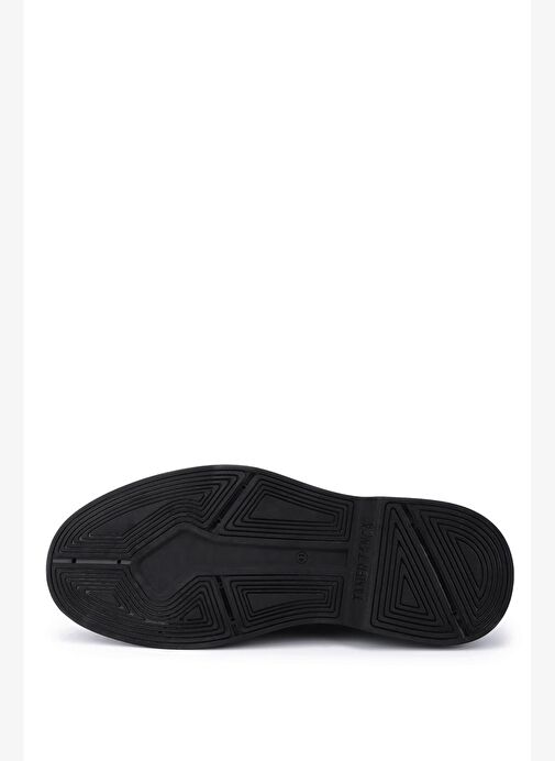 Tamer Tanca Erkek Hakiki Deri Siyah Açma Loafer Ayakkabı - Görsel 4