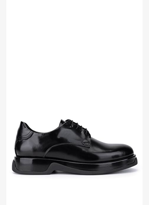 Tamer Tanca Erkek Hakiki Deri Siyah Açma Casual Ayakkabı - Görsel 2