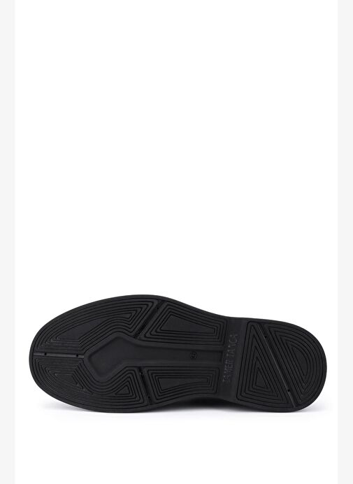 Tamer Tanca Erkek Hakiki Deri Siyah Açma Casual Ayakkabı - Görsel 4