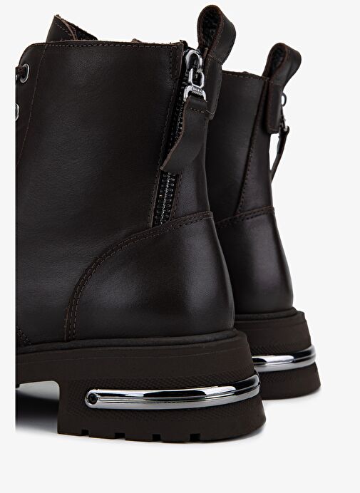 Valmenti Kadın Hakiki Deri Kahverengi Casual Bot - Görsel 5