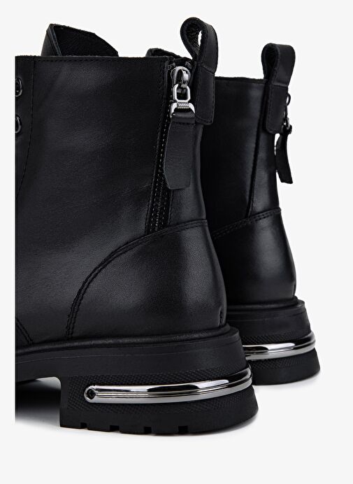 Valmenti Kadın Hakiki Deri Siyah Casual Bot - Görsel 5