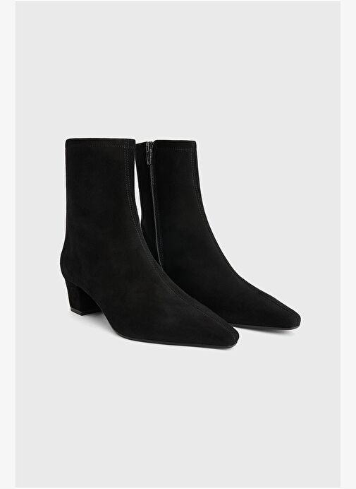 Adl Adl Siyah Süs Dikişli Süet Bot | Boyner Siyah - 3. görsel