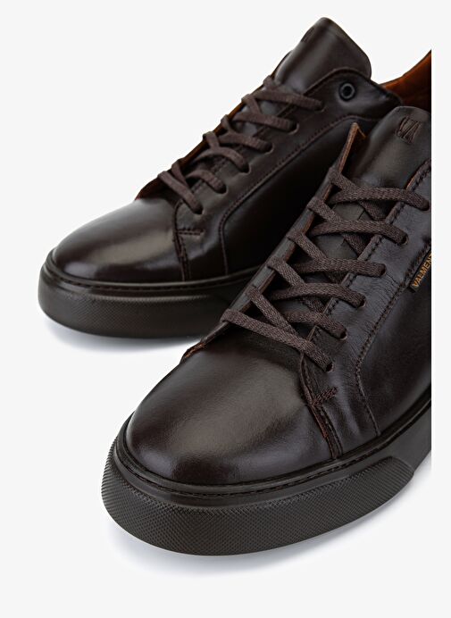 Valmenti Erkek Hakiki Deri Kahverengi Sneakers & Spor Ayakkabı - Görsel 4