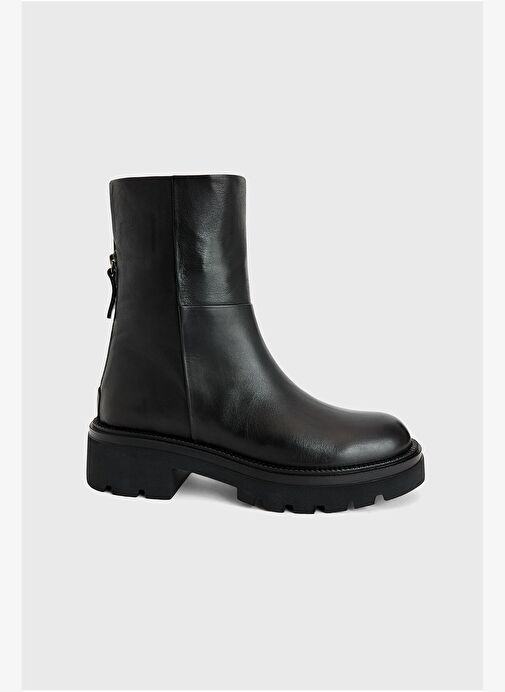 Deri Fermuar Detay Bot - Görsel 3