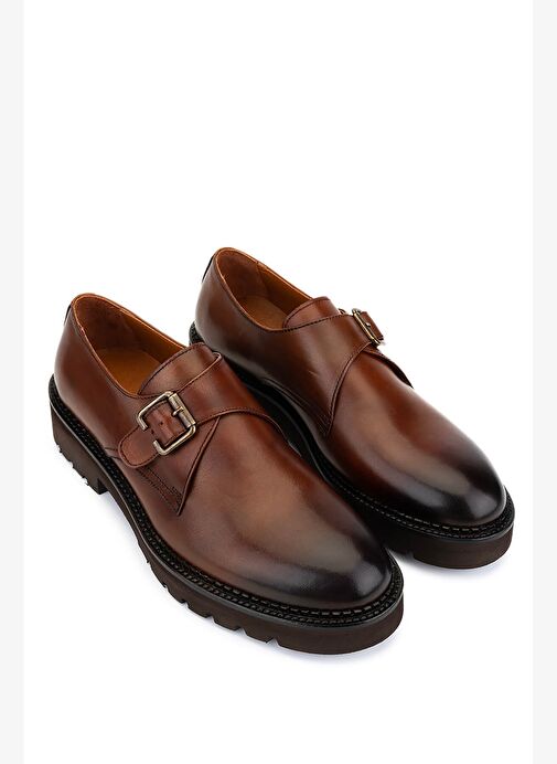 Tamer Tanca Erkek Hakiki Deri Taba Klasik Ayakkabı - Görsel 3