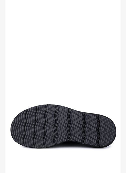 Tamer Tanca Erkek Hakiki Deri Siyah Deri Casual Ayakkabı - Görsel 5