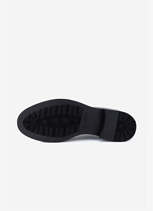 Valmenti Erkek Hakiki Deri Siyah Klasik Ayakkabı - Görsel 5