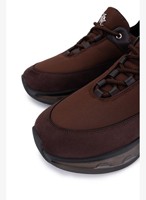Tamer Tanca Kadın Kahverengi Rugan Sneakers & Spor Ayakkabı - Görsel 4