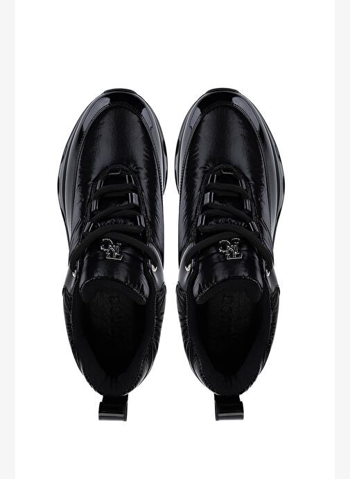 Tamer Tanca Kadın Siyah Rugan Sneakers & Spor Ayakkabı - Görsel 6