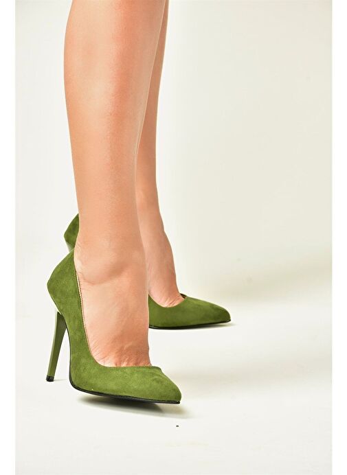Yeşil Kadın Topuklu Ayakkabı 8922151902 - Görsel 4