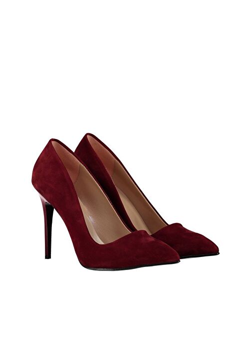 Bordo Kadın Topuklu Ayakkabı 8922151902 - Görsel 3