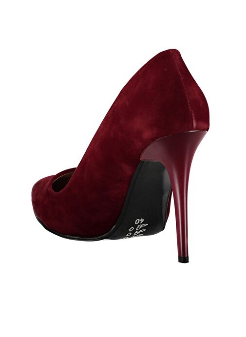 Bordo Kadın Topuklu Ayakkabı 8922151902 - Görsel 6