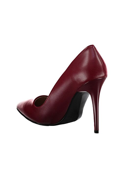 Bordo Kadın Topuklu Ayakkabı 8922151909 - Görsel 5