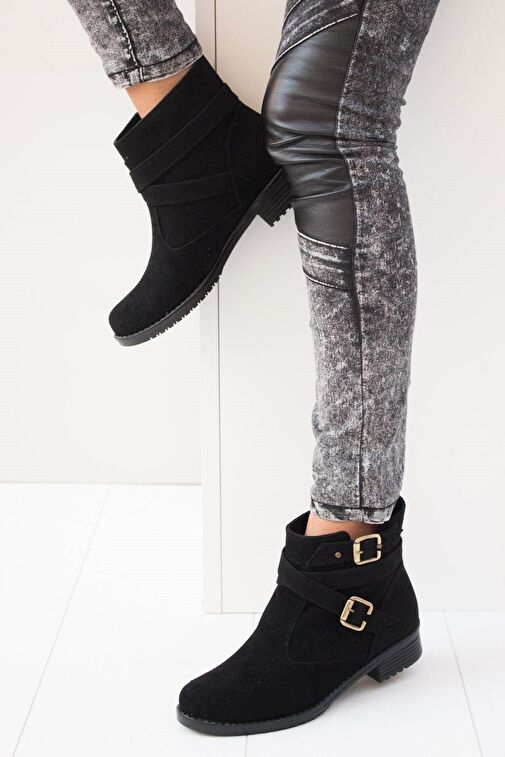 Siyah Kadın Bot A726191002 - Görsel 2