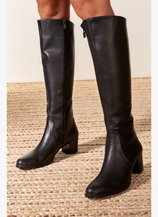 Siyah Kadın Çizme A654252709 - Görsel 3