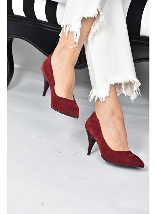 Bordo Kadın Topuklu Ayakkabı A922151102 - Görsel 2