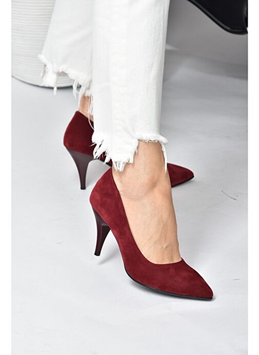 Bordo Kadın Topuklu Ayakkabı A922151102 - Görsel 3
