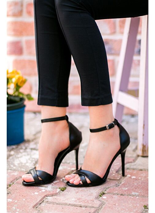 Siyah Kadın Topuklu Ayakkabı B922113709 - Görsel 2