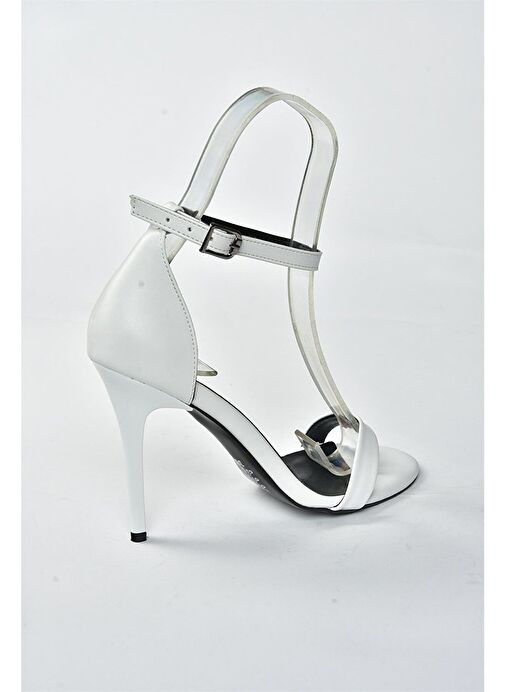 Beyaz Kadın Topuklu Ayakkabı B922112609 - Görsel 7