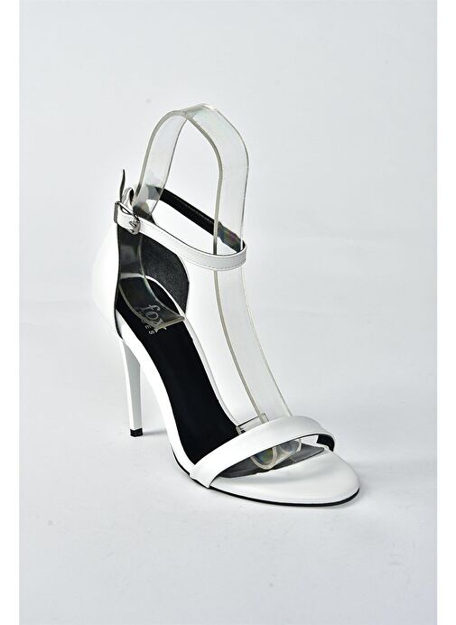 Beyaz Kadın Topuklu Ayakkabı B922112609 - Görsel 8