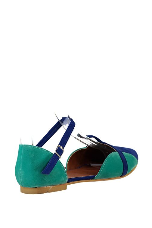 Saks Mavi/Su Yeşili Kadın Babet B726881802 - Görsel 3