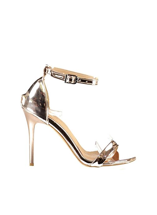 Bronz Kadın Topuklu Ayakkabı B922112634 - Görsel 8