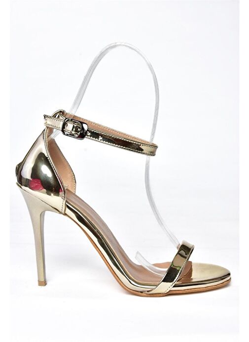 Altın Kadın Topuklu Ayakkabı B922112634 - Görsel 8