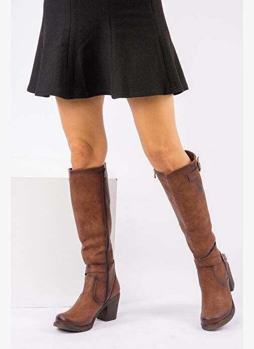 Taba Kadın Çizme C674250109 - Görsel 3