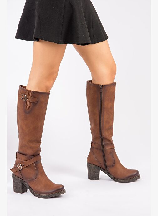 Taba Kadın Çizme C674250109 - Görsel 2