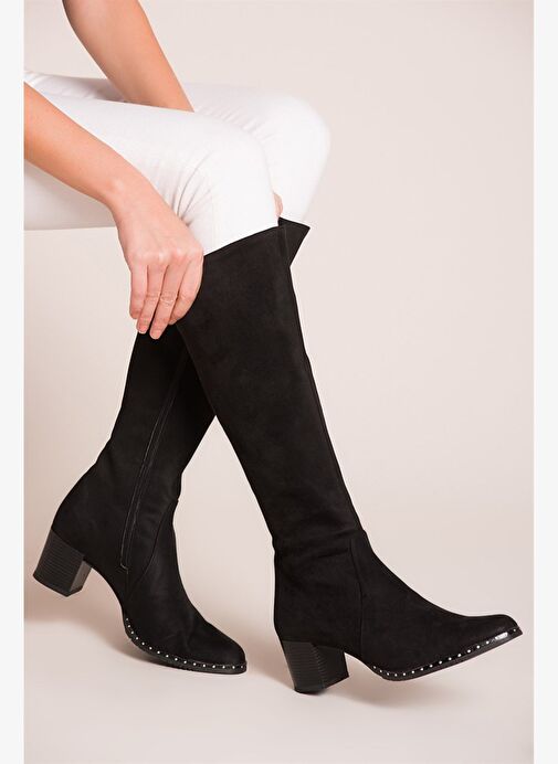 Siyah Kadın Çizme C654652702 - Görsel 2