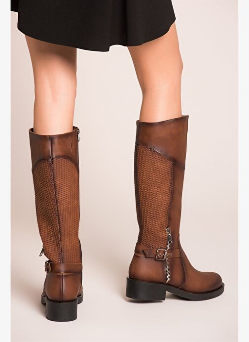 Taba Kadın Çizme C674270109 - Görsel 2